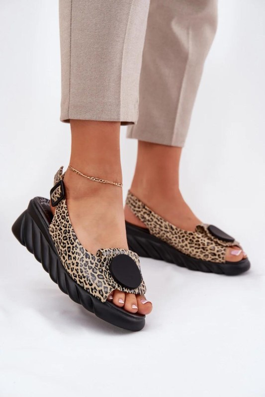 Boty na klínku na platformě model 212902 step in style