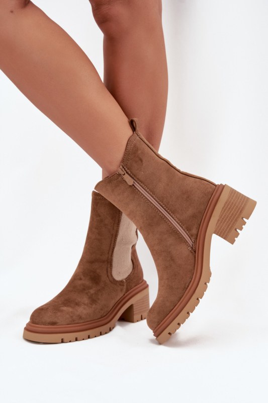 Jodhpur boty na zip model 216844 step in style - Dámské boty Ženy