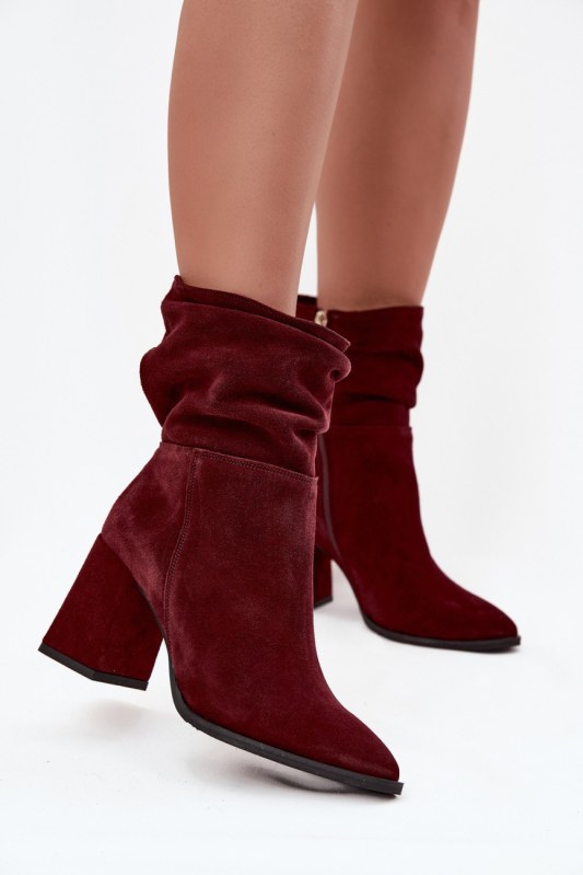 Dámské boty na podpatku model 220194 step in style