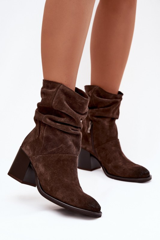 Boty na podpatku model 221516 step in style
