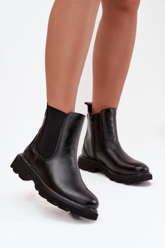 Jodhpur boty na zip model 221522 step in style - Dámské boty Ženy