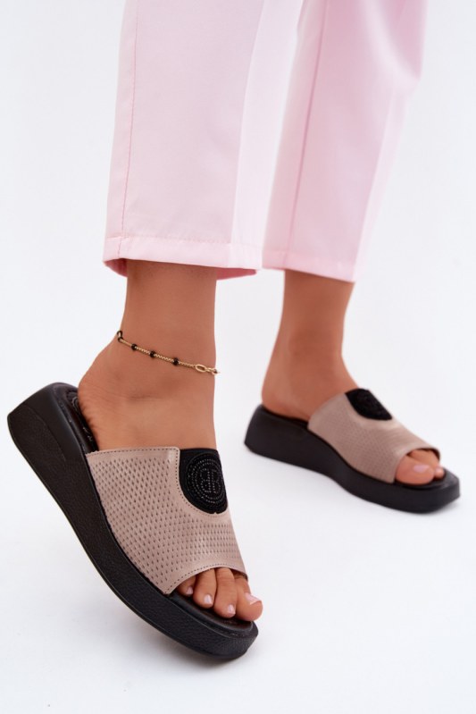 Boty na klínku model 227931 step in style