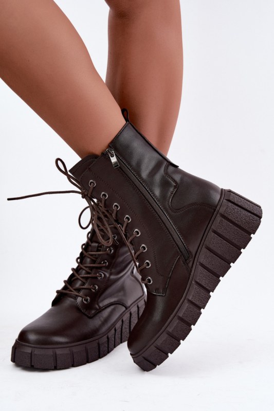 Boty na klínovém podpatku model 231184 step in style - Dámské boty Ženy
