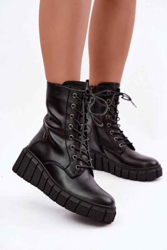 Boty na klínovém podpatku model 231185 step in style - Dámské boty Ženy
