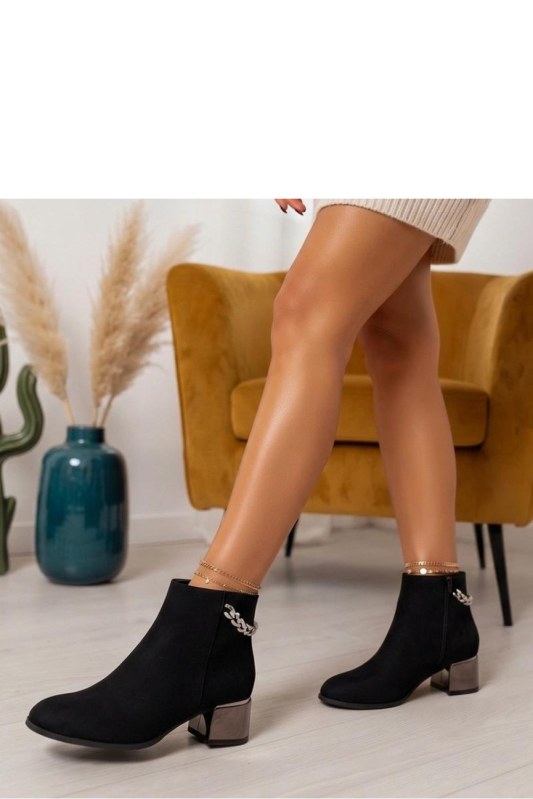 Dámské boty na podpatku na zip model 231699 Solea - Dámské boty Ženy