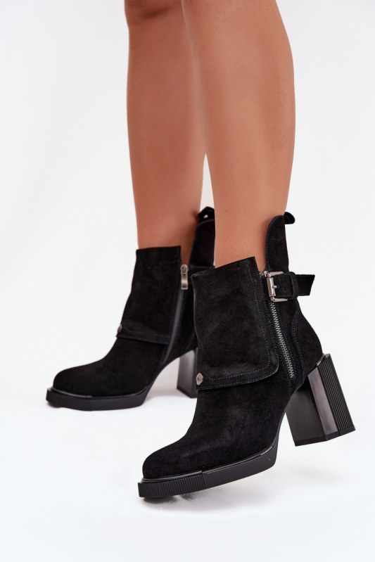Dámské boty na podpatku model 231794 step in style