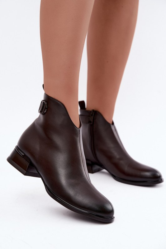 Boty na zip model 232076 step in style - Dámské boty Ženy