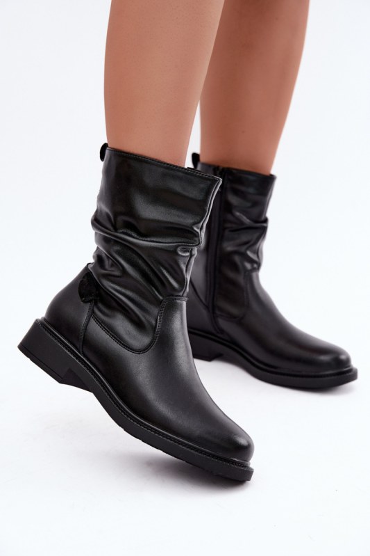 Boty na zip model 232082 step in style - Dámské boty Ženy