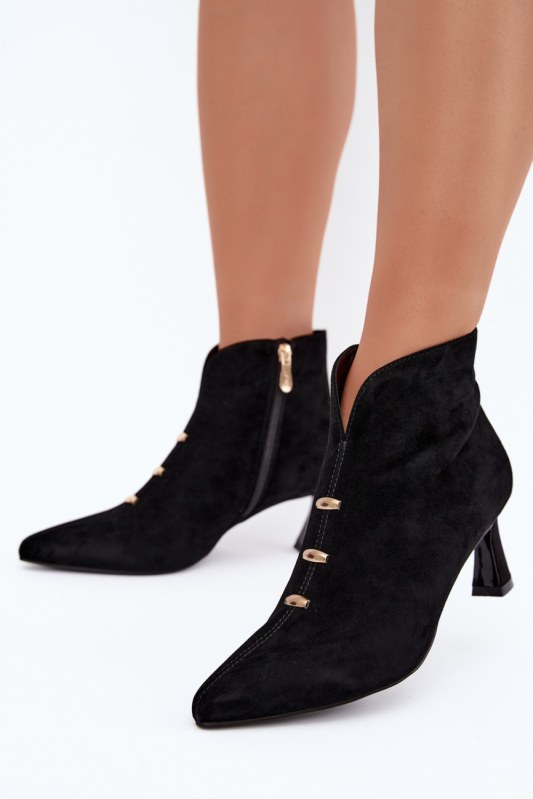 Dámské boty na podpatku na zip model 232085 step in style