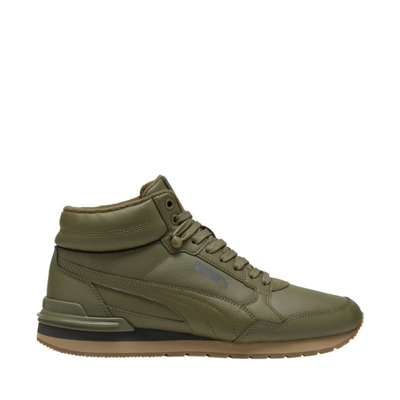 Boty puma st runner v4 mid v barvě khaki 402893 06