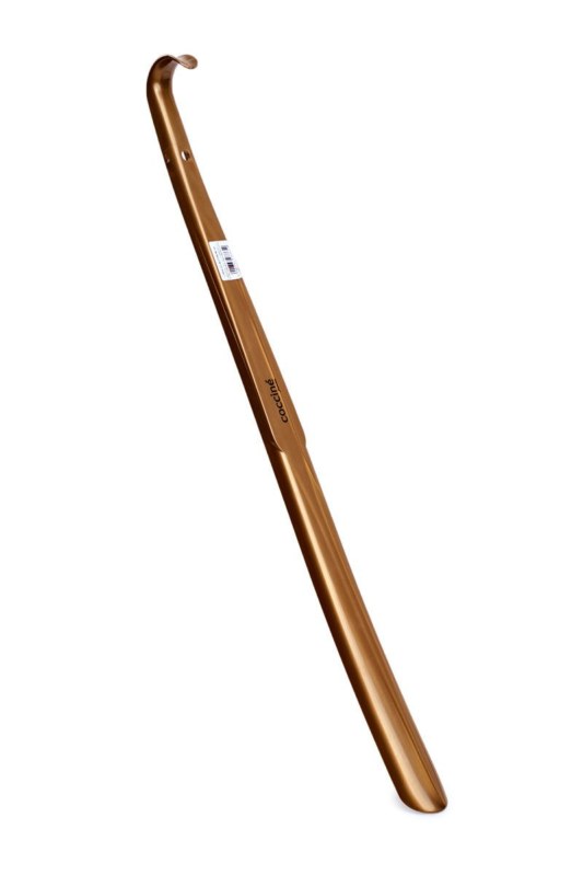 Coccine plastová lžíce na boty zlatá 60cm