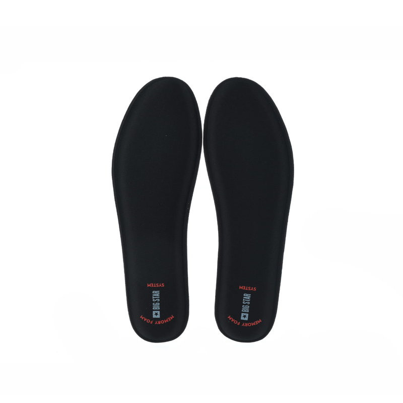 Vložky do obuví big star memory foam system 2 páry Černé