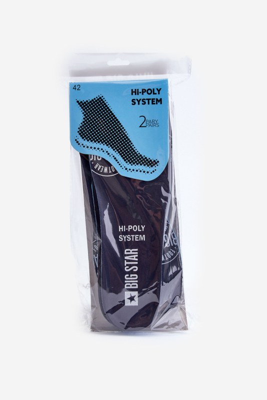 Vložky do obuví big star memory foam system 2 páry Černé