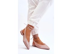 Baleríny na šněrování model 178020 step in style