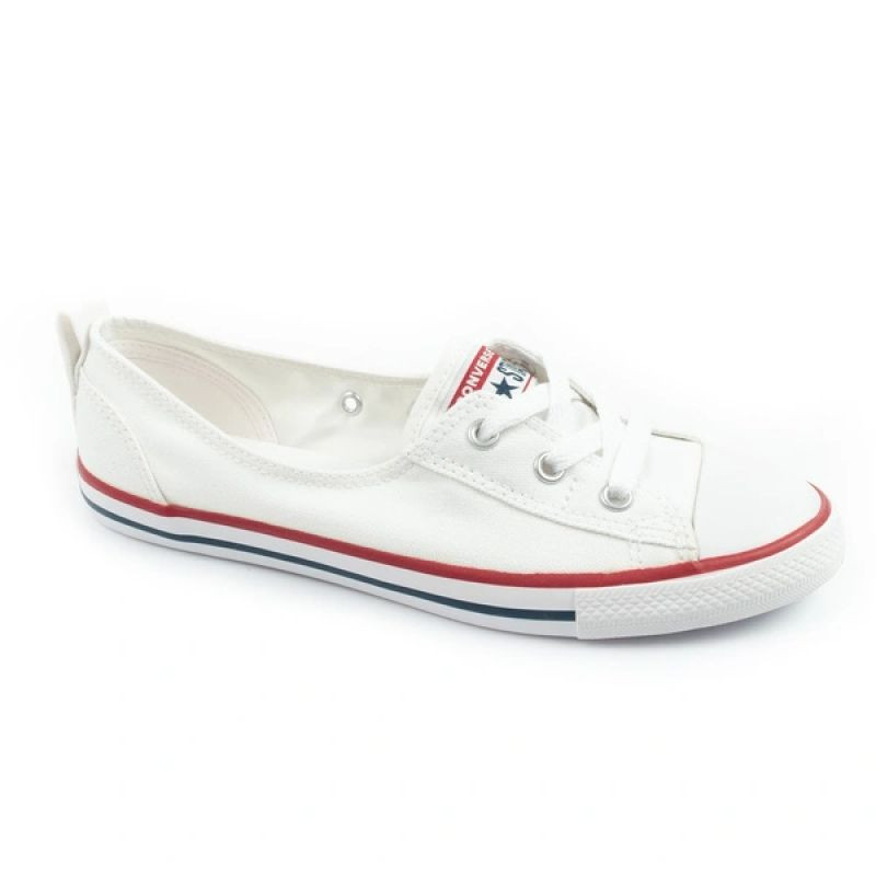 Dámské sportovní boty converse chuck taylor all star ballet lace – bílé baleríny
