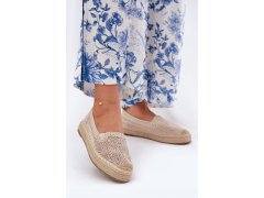 Dámské espadrilky 17392 béžové - Vincenza