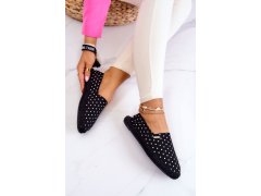 Dámské espadrilky s&nbsp;puntíky big star jj274867 Černá