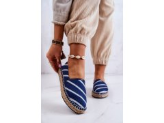 Dámské klasické espadrilky big star jj274960 námořnická modrá
