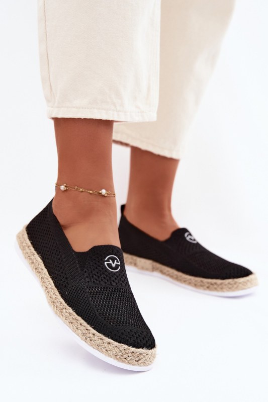 Dámské espadrilly vinceza 13659 Černé