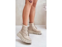 Boty na široké podrážce model 202820 step in style