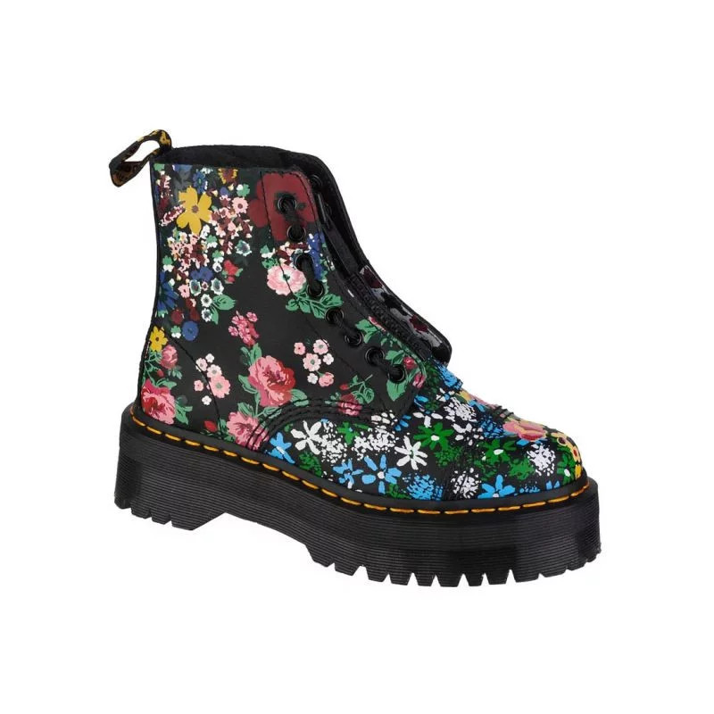 Dámské kotníkové boty 27128001 floral dm27128001 černá mix barev - dr. Martens