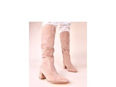 Kozačky na podpatku model 220995 Solea