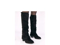 Kozačky na podpatku model 221633 Solea