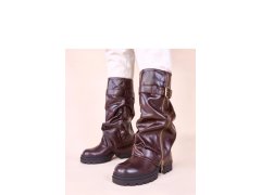 Kozačky na podpatku model 230774 Solea