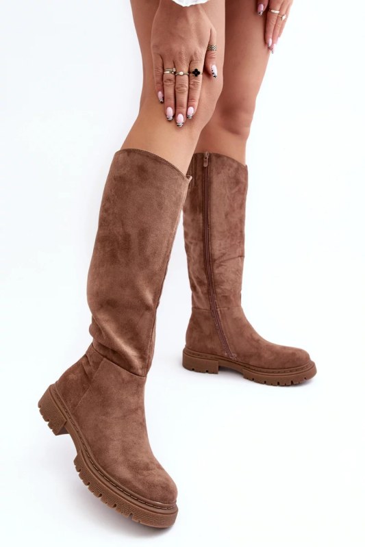 Kozačky 23kz35 hnědé - step in style
