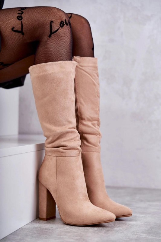Kozačky na podpatku model 173776 step in style