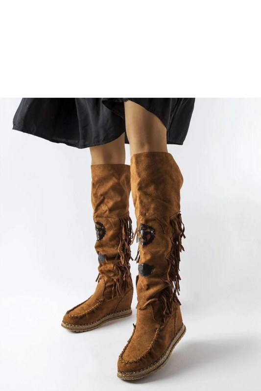 Kozačky na klínech model 205790 Solea