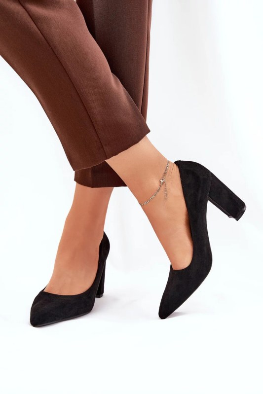 Dámské lodičky ah-10 černé - step in style