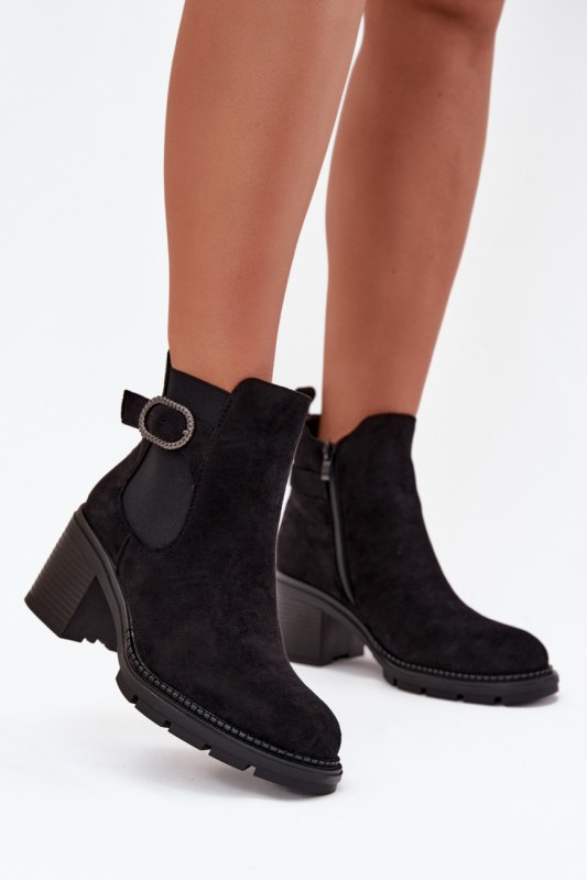 Boty na podpatku model 216653 step in style