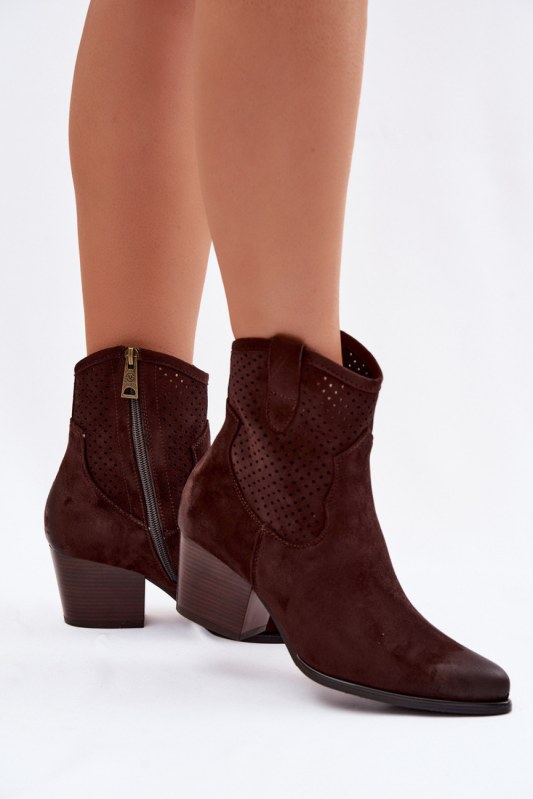 Boty na podpatku model 230939 step in style