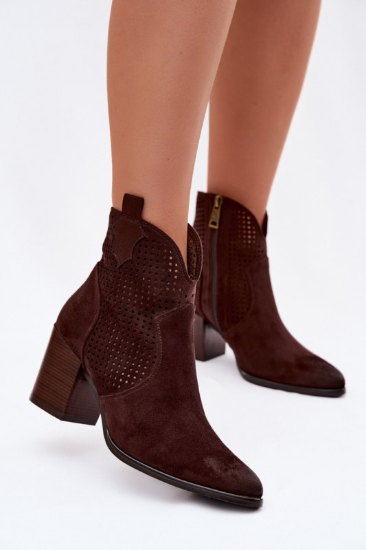 Boty na podpatku model 230940 step in style
