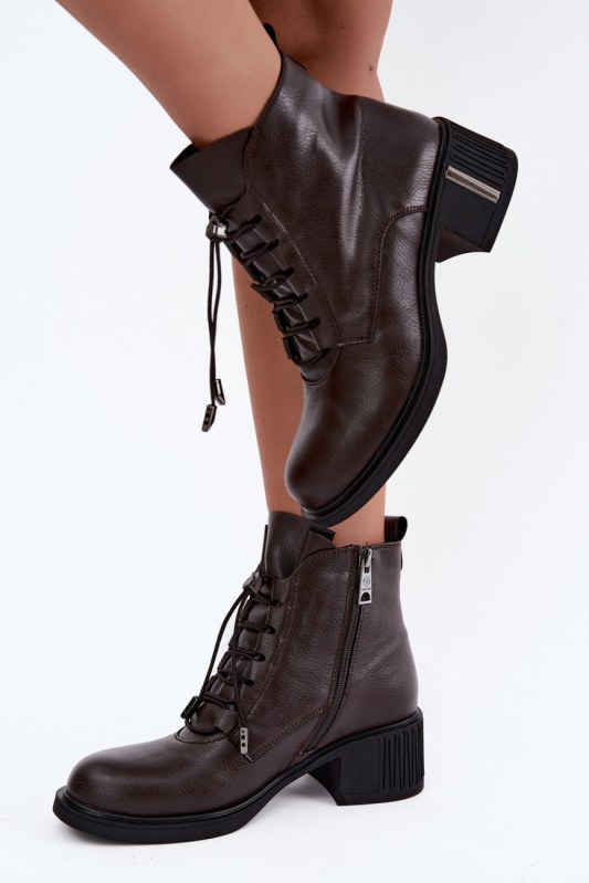Boty na podpatku model 231586 step in style