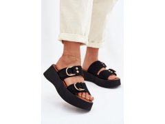 Klapky na platformě model 226359 step in style