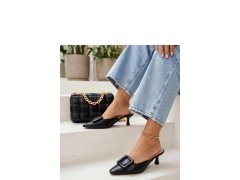 Klapky na podpatku model 228205 Solea