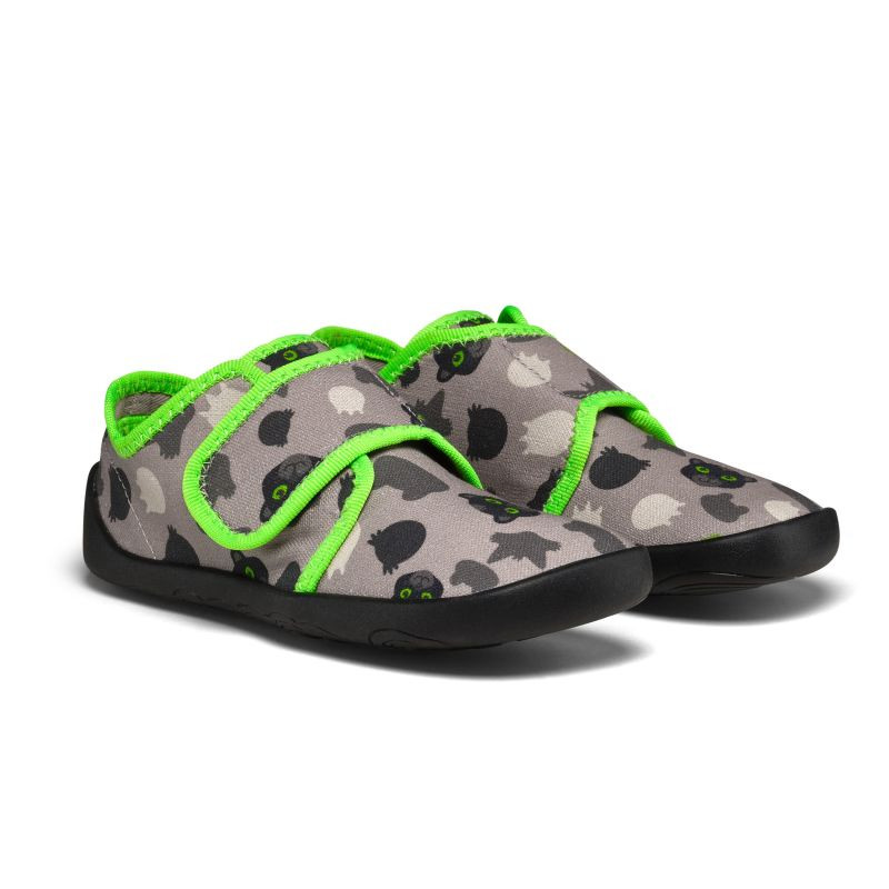 Bavlněné pantofle typu barefoot affenzahn movy panther (01398-80151) - Dámské boty Ženypantofle