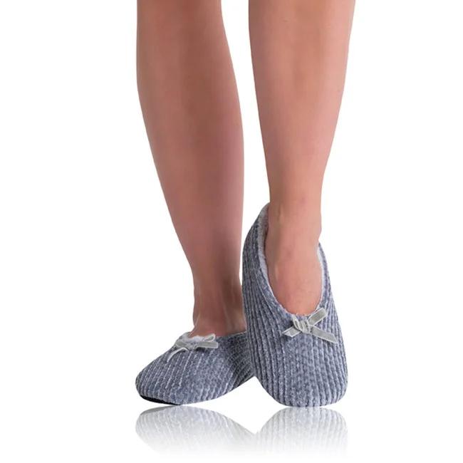 Domácí bačkůrky home shoes - bellinda - šedá