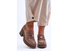Polobotky na podpatku model 183948 step in style