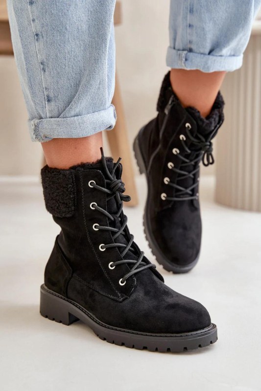 Šněrovací vyšší model 199080 step in style - Dámské boty Ženypolobotky
