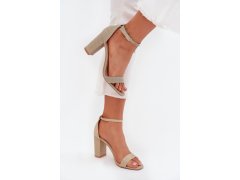 Sandály na podpatku model 215643 step in style