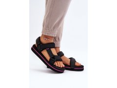 Dámské sandály na platformě lee cooper lcw-24-05-2751l Černé