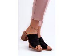Elegantní lehké dámské sandály na podpatku béžové Varnila 7667388