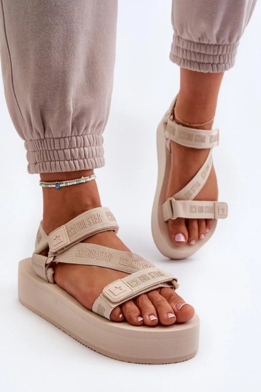 Sandály nn274a528 béžová - step in style