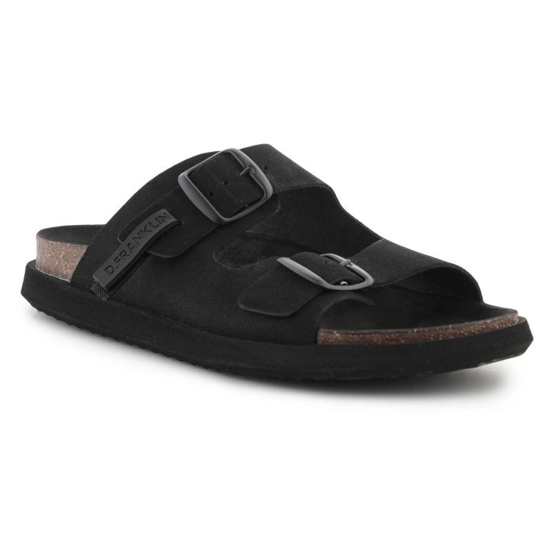 D.franklin vibe sandály žabky s&nbsp;přezkou DFSH407001-BLAC - Dámské boty Ženysandály