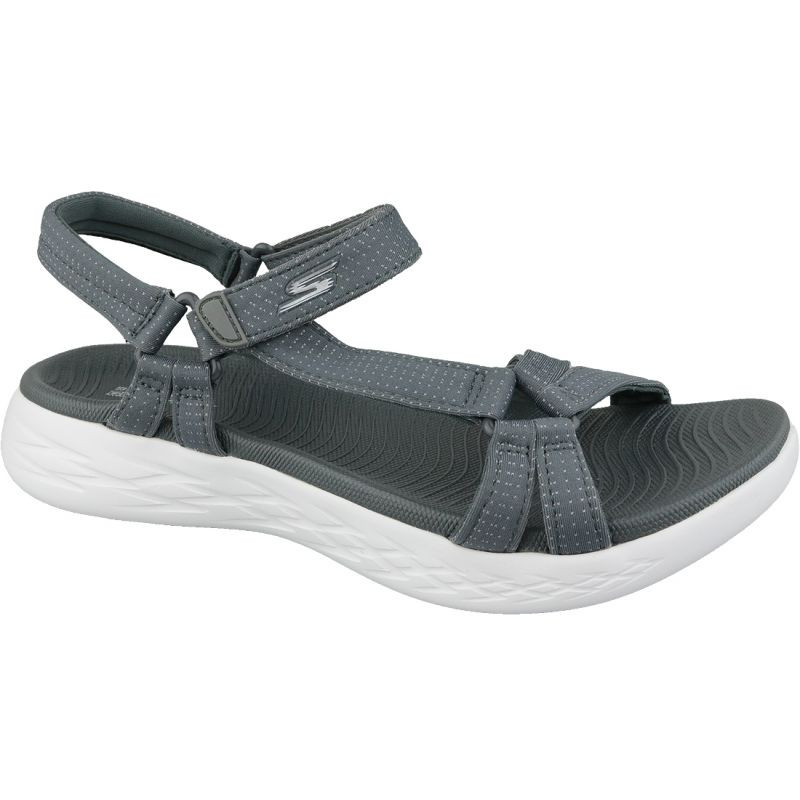 Skechers on the go 600 15316-char šedé sandály