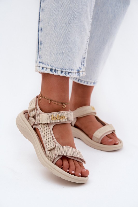 Dámské sandály lee cooper lcw-26-34-4431l Béžové - Ženysandály