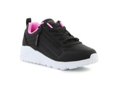 Skechers uno lite easy zip 310387l-bkrg black/rose Gold